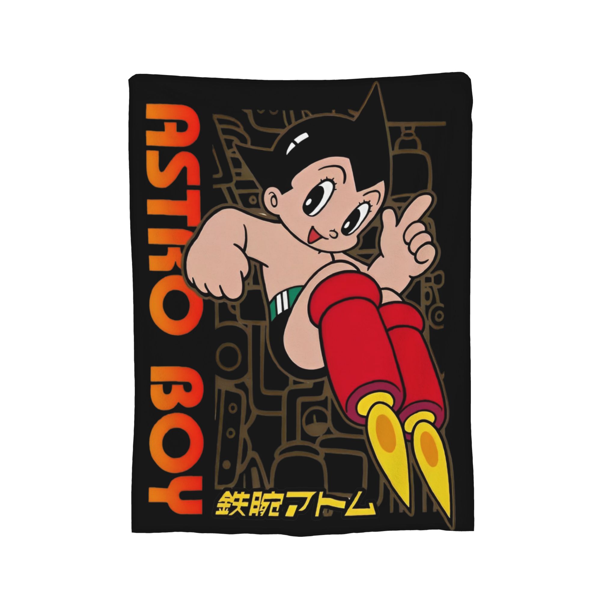 Астромальчик Манга Аниме Пледы Флисовое Украшение Могучий Атом Астробой Дышащий Супер Теплый Плед Одеяло 75x90cm