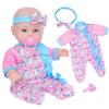14-inch Baby Soothing Doll Set - Children's Early Education Soft Cotton Body Doll
