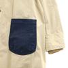 daboro Denim switch Stainless collar coat 5 beige Men's Used