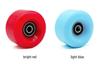 Double Row High-Elastic Shock Absorbing PU Four-Wheel Roller Skate Wheels - Non-Flashing, Universal Accessory