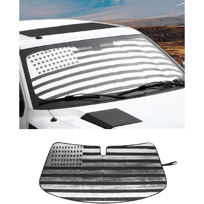 

Windshield Sun Shade for Ford F150 2009-2014, DSWSQ Foldable Upgraded Heat Insulation Front Window Cover, Window Sunshade Front Window Sunscreen UV for f150 09-14