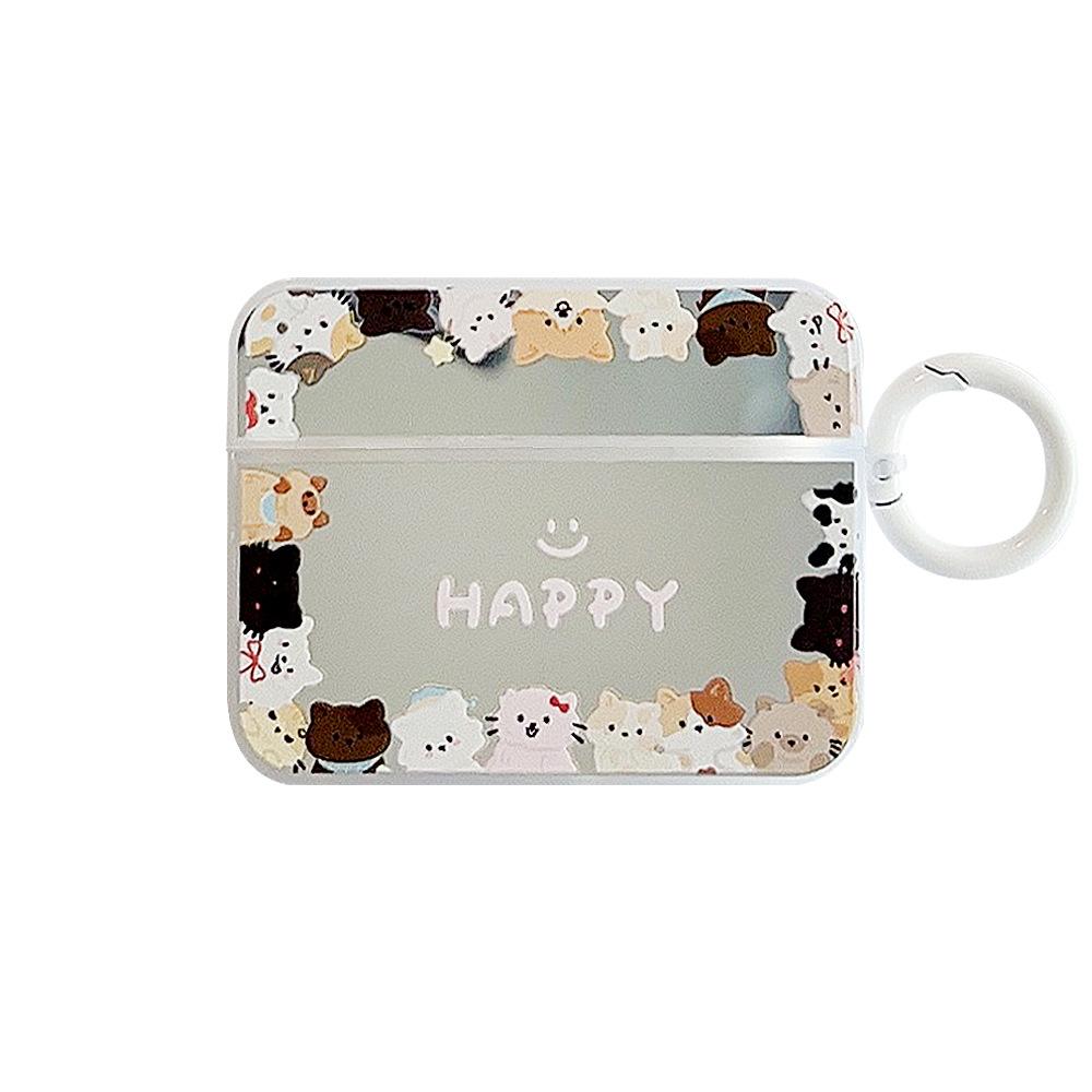 Mirror ins sweet kitten suitable for Apple AirPods1/1 Bluetooth headset case pro1 new 1st generation