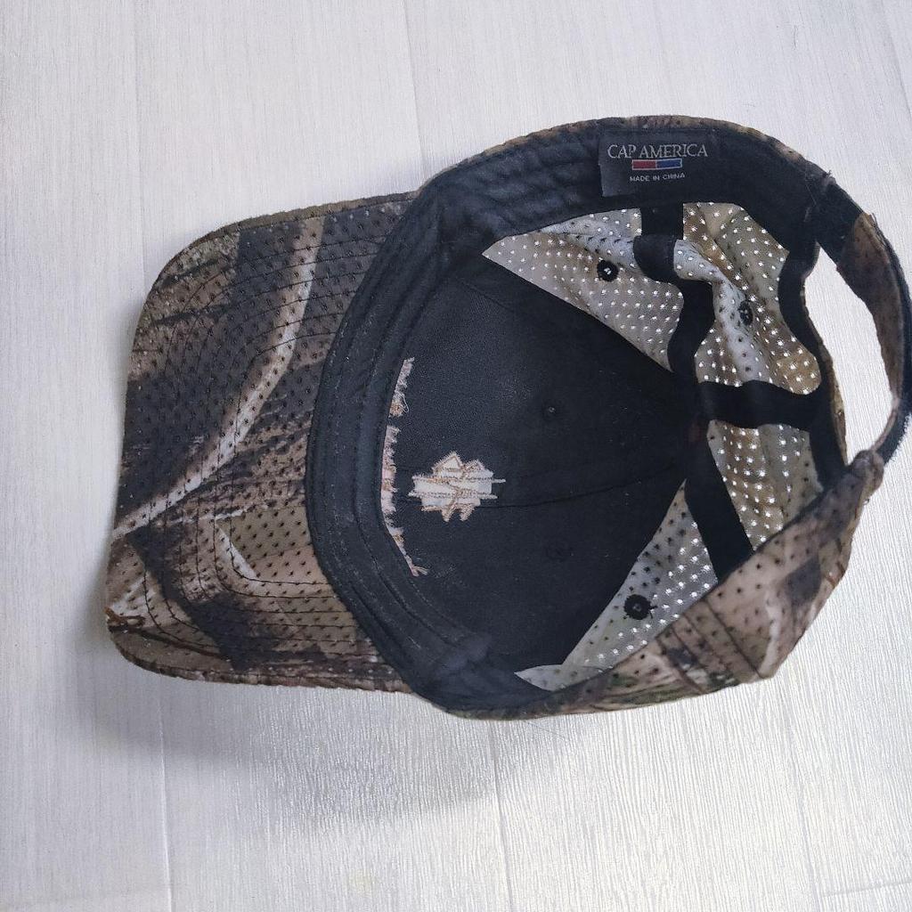 [USED] Realtree Camo 6-Panel Cap In Brown Earth Tones with Embroidered Logo