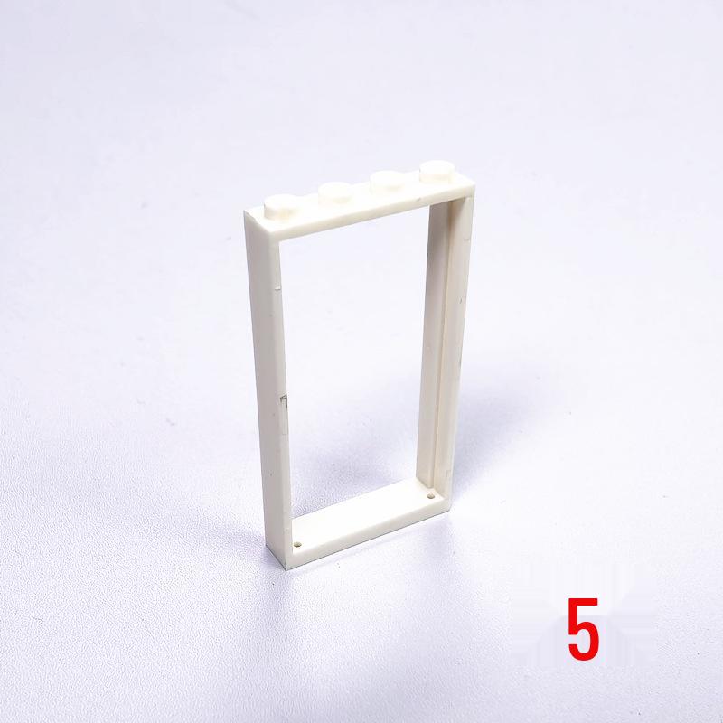 High-end MOC Mini Model City Building Blocks: Door & Window Parts