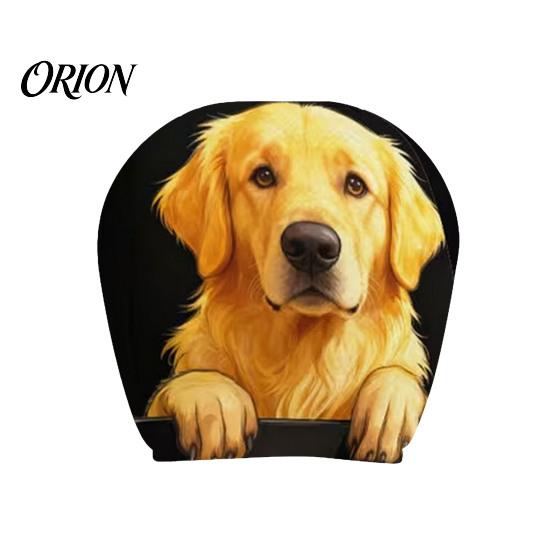Humorous Car Seat Protectors Scary Ghost Face Headrest Covers, Funny Expression Auto Universal Vehicle for SUV Truck, Elastic Interior Accessories Fit