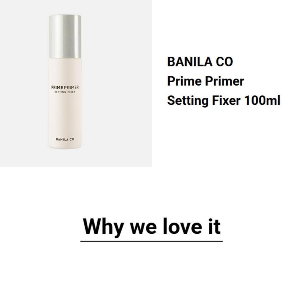 Banila Co Setting Fixer 100ml – Korean Makeup Setting Mist for Dewy Skin
