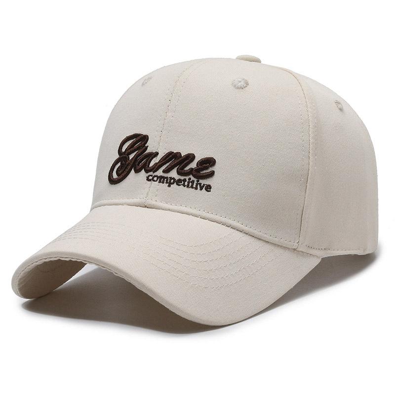 Nuova tendenza design ricamo lettera berretto da baseball uomo e donna cotone traspirante escursionismo pesca viaggio ciclismo sportivo cappello aderente