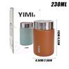 230ml Mini Stainless Steel 316 Thermos Mug Fashion Portable Pocket Vacuum Flask Coffee Tea Thermal Water Bottle Tumbler