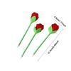 Smooth Writing Cute Cartoon Design Pens Valentine's Day Stuffed Rose Pens  Office Supplies
