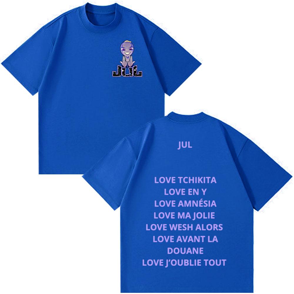 Rapper Jul Print Tshirt Unisexs Unisex Fashion Hiphop Tshirt Casual 100 Cotton Highquality Shortsleeved Y2k Clothes Tshirt