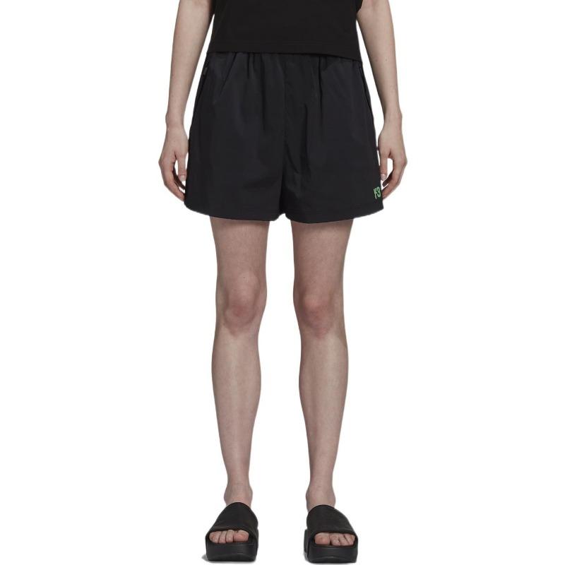 Y-3 SS22 Logo Print Solid Color Shorts Women Shorts Black HG8543