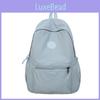 Simple Foldable Backpack With Solid Color And Letter Decoration Design For Daily