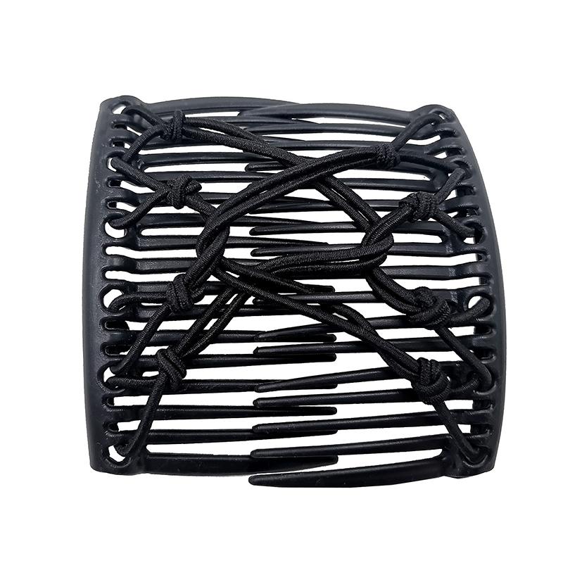 Magic Hair Claws Tuck Comb Updo Elastic Hair Clip Stretchy Knotted Double Comb Elastic Hair Combs Ponytail Holder Barrettes