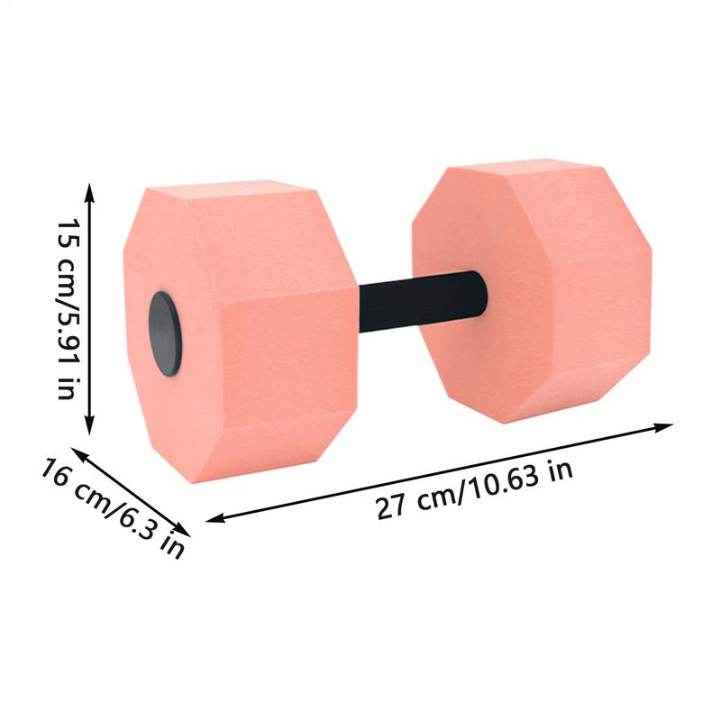 1 pair EVA Water Dumbbell Pool Exercise Floating Dumbbell Aquatic Exercise Dumbbells Water Sports Aerobic Fitness Equipment