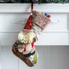 Christmas Stockings Large Xmas Gift Bags Fireplace Decoration Christmas Socks New Year Candy Holder Christmas Decor for Home