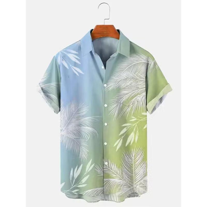 2026 Men’s Fashion Trend Hawaiian Short Sleeve Shirts for Trendy Men