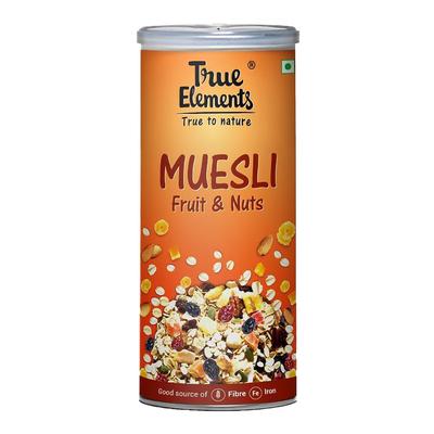 Muesli with Fruits and Nuts (400 G), Fruit And Nut Muesli, True Elements