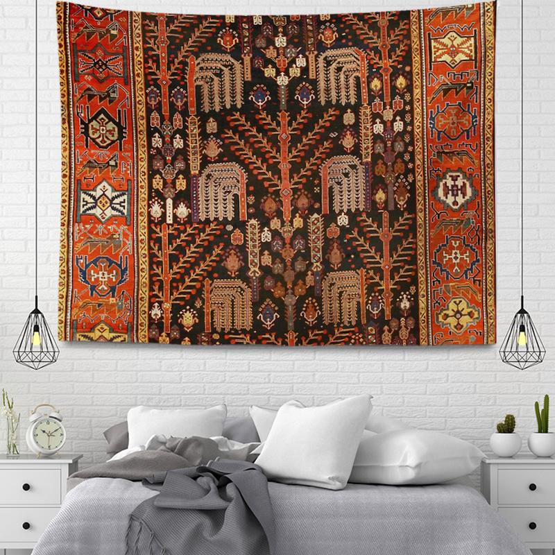 Home decoration Wall tapestry aesthetic room boho accessories wall hanging fabric autumn mandala decor vintage Morocco Bedroom