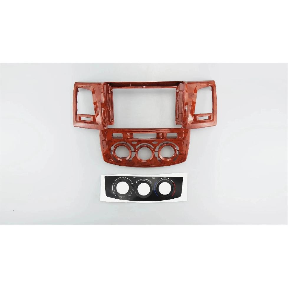 9 Inch Car Frame Fascia Adapter For Toyota Fortuner Hilux Vigo Android Radio Dash Fitting Panel Kit 2005-2015