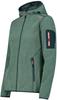 CMP Jacket FIX Hood Trek Green-jade 02FU