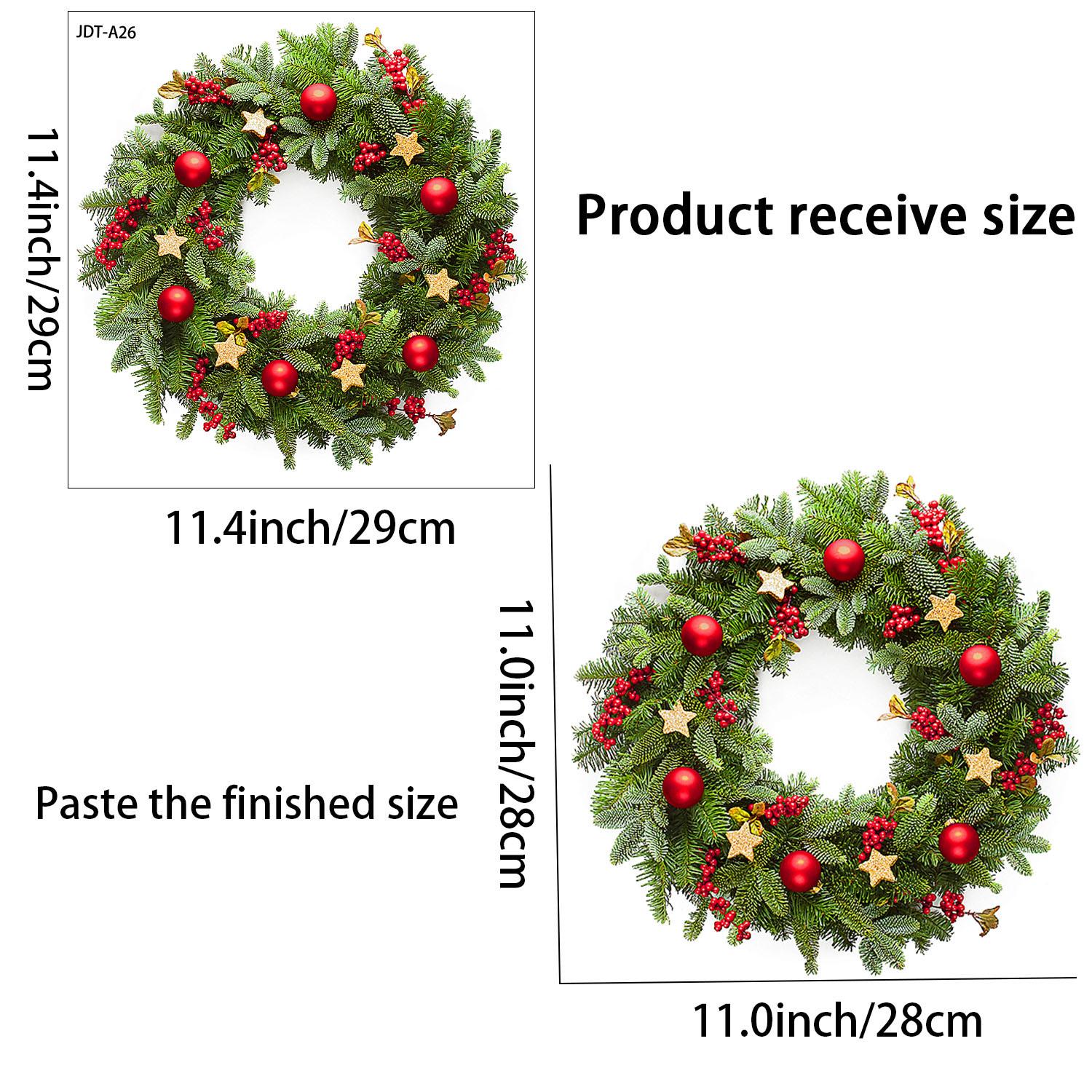 

Рождественская декоративная стеклянная пленка с сосновыми иглами для окон