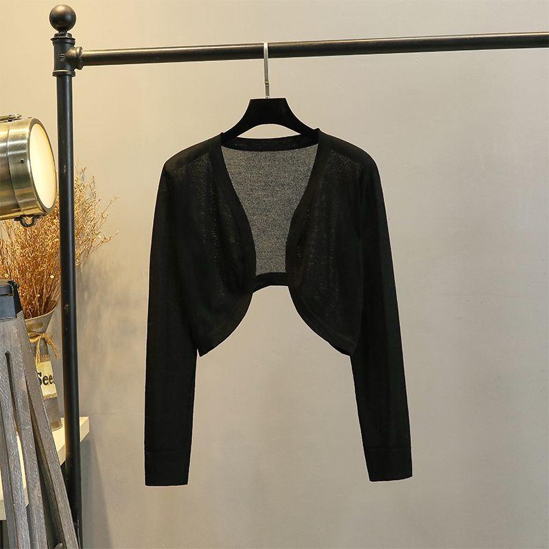 Ice Silk Thin Small Waistcoat Outer Skirt Knitted Cardigan