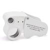 Adjustable Lighting Foldable Jewelry Magnifier Handheld Magnifier  for Jewelry Inspection
