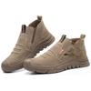 Zapatos de Protección Laboral con Punteras de Acero, Zapatos de Soldadura Antimpacto y Antipinchazos, Zapatos Antideslizantes y Resistentes al Desgaste