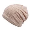 Solid Color Gauze Pile Cap Elastic Hood Cover Cap Casual Bucket Hat  For Men Women
