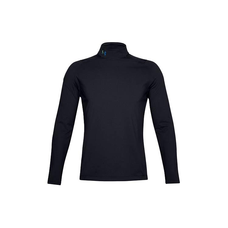Under Armour RUSH ColdGear 2.0 Mock Tee Black Men s 1360608-001 XL