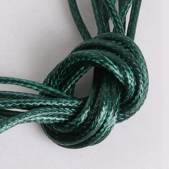 2mm Korean Waxed Cord Faux Leather Necklace Rope for DIY Jewelry Making & Bracelets.