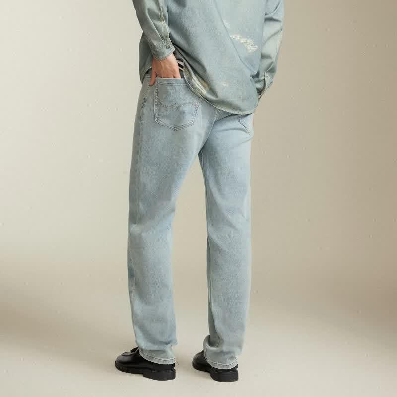 Jack & Jones Men's Autumn Loose Straight-Fit Jeans