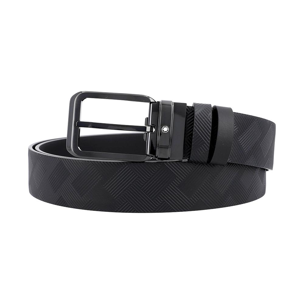 

Montblanc 130587 Extreme 3.0 Rectangular Black Reversible Belt 130587