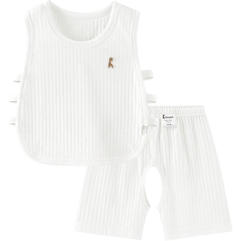 TONGTAI Baby Pure Cotton Vest & Shorts Set