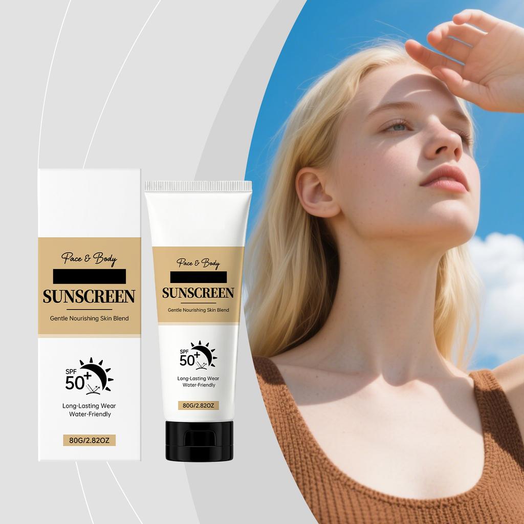 Sunscreen, Suitable For Face, Body And Skin Use, Without Greasiness, Suitable For Both Men And Women