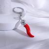 Chili Pepper Durable Alloy Bag Charm Pendant Fashion Car Key Holder Valentine Gift Bag Charm