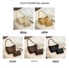 Korean Niche Retro Woven Underarm Bag - Trendy 2026 Fashion for Women, Perfect for Outings & Commuting, Mother-Child Style.