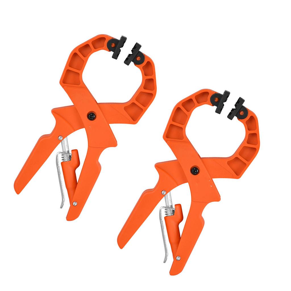 2pcs Woodworking Spring Clamps Strong Clamping A Shape Quick Release Adjustable Ratcheting Spring Clamp for Carpentry