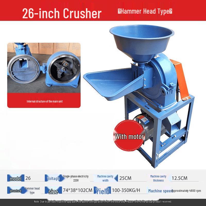 

Aokewen Model 26 High-Power Hammer Mill Corn Grinder