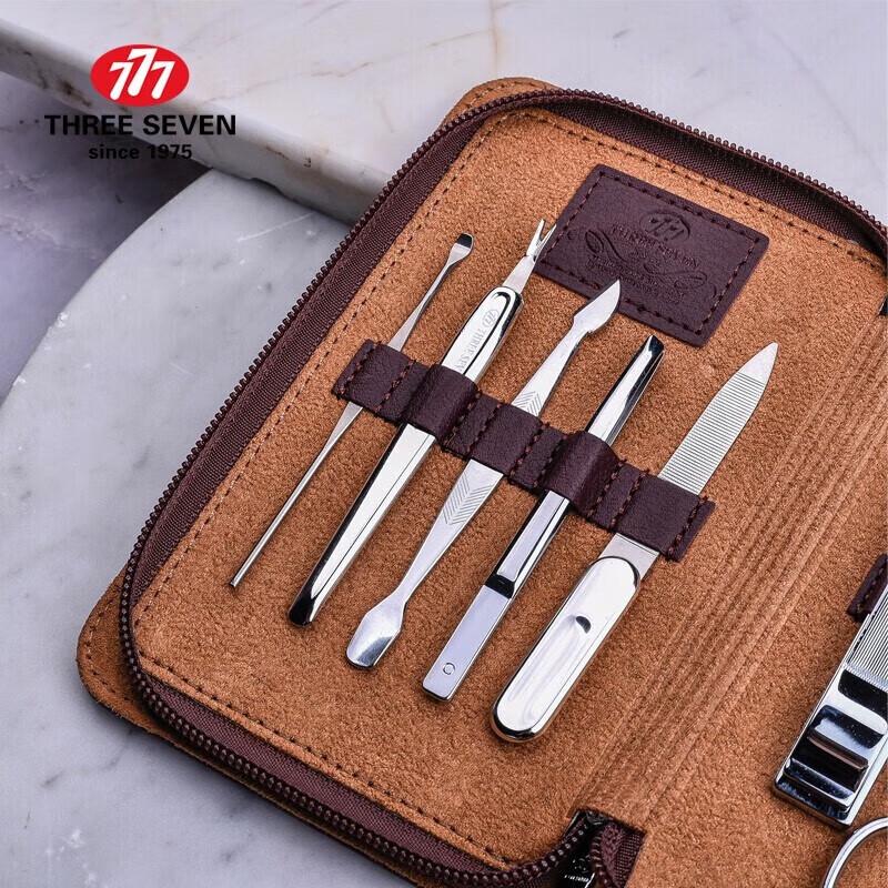 THREE SEVEN 10-Piece Stainless Steel Manicure & Pedicure Set