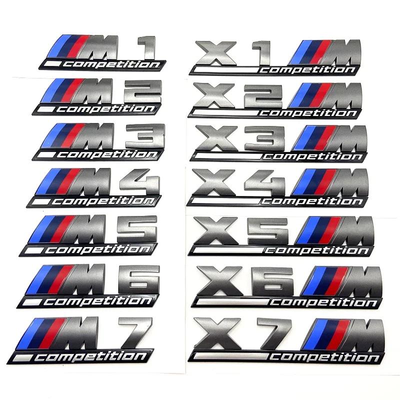 EPXZ7 For BMW Car Emblem M Competition Badge Sticker For BMW X1 X3 X4 X5 X7 X2 X6 F40 F10 G30 G20 G05 G07 E90 E60 F30 G01 G02 G32 G42