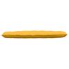 Back Cushion Light Yellow 180 x 50 cm Cord Fabric