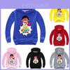 Felpa Cartone Animato per Bambini Ryan's World Morbida Comoda Maglione a Manica Lunga Pullover