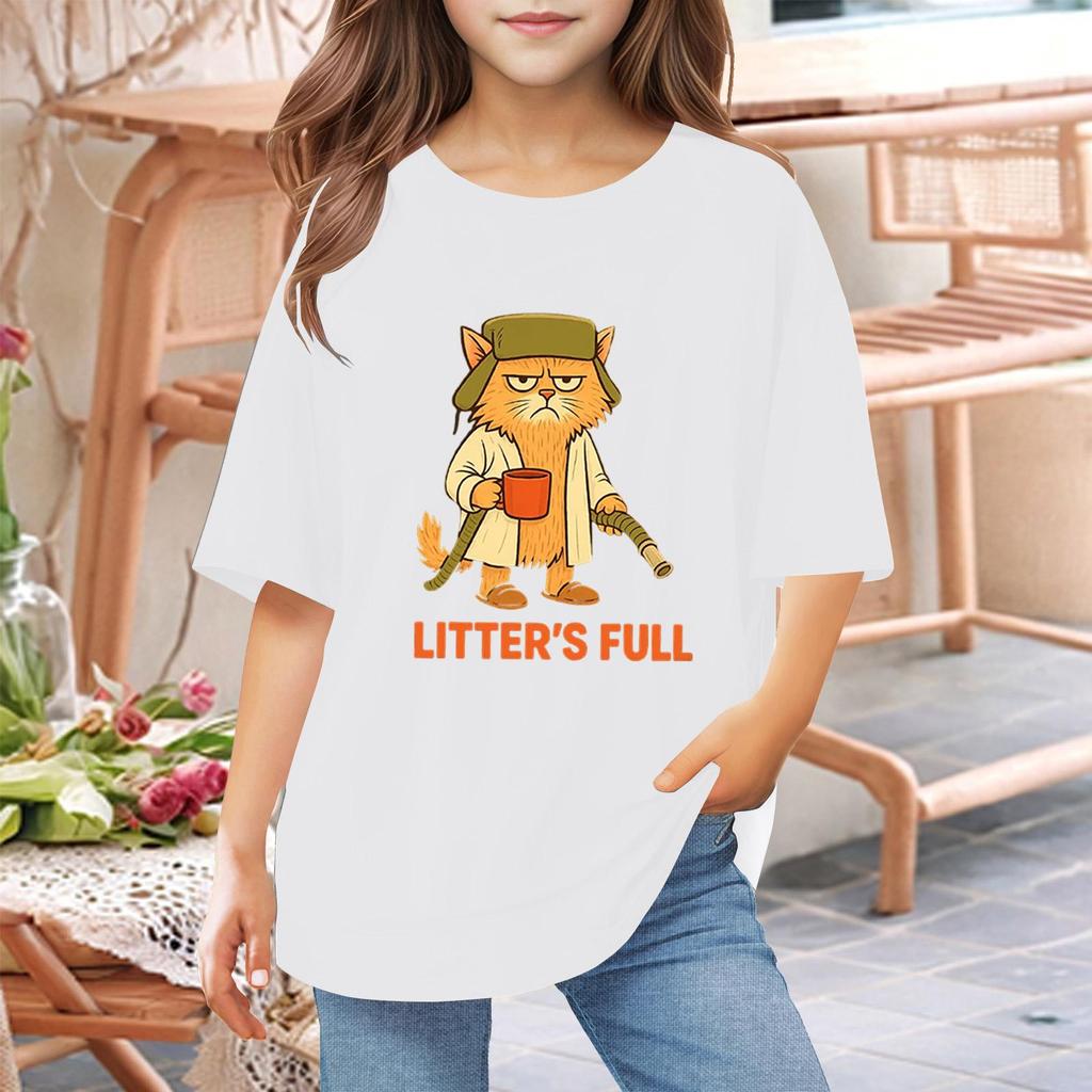 Batolecí dívčí a chlapecká trička, dětský top, chlapecké a dívčí tričko s potiskem a krátkým rukávem, 1-12 let