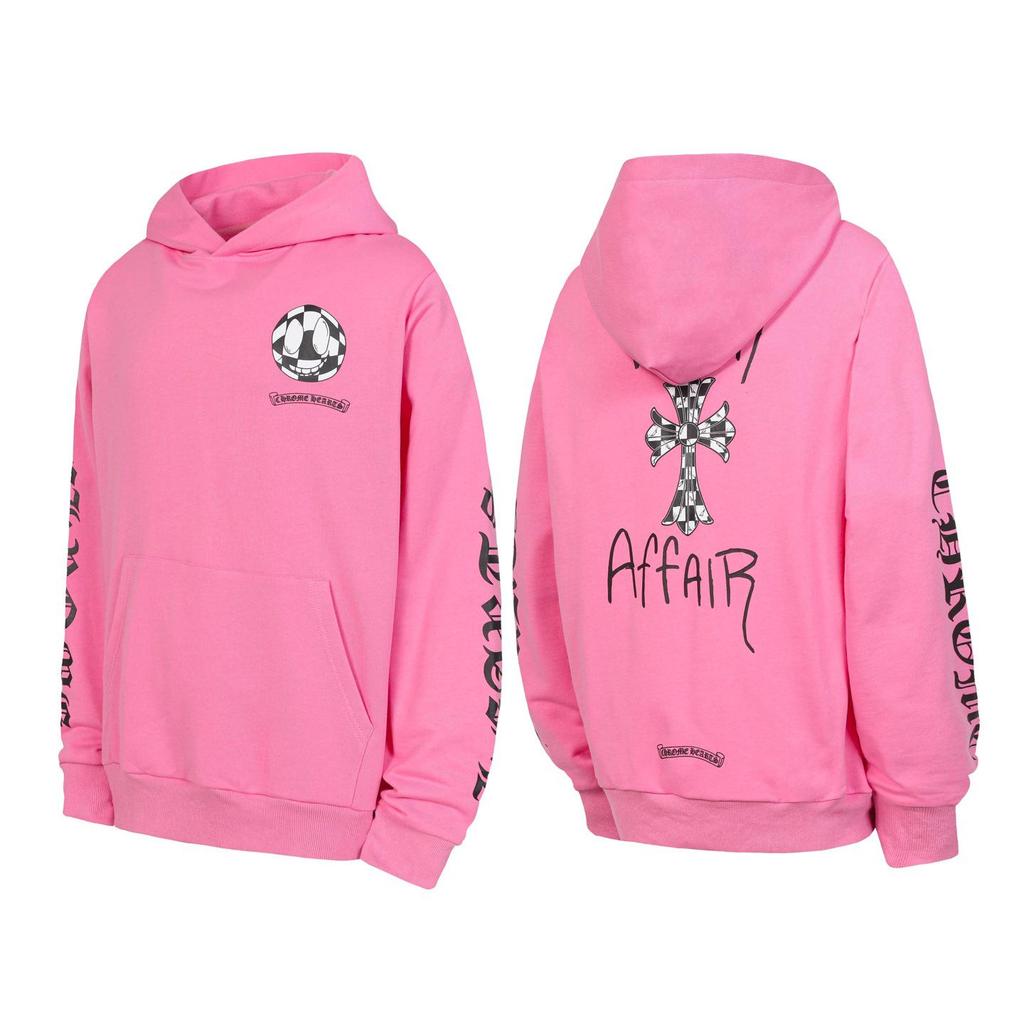 Unisex Autumn/Winter Horseshoe Hoodie with Sanskrit Print - European & American Trend