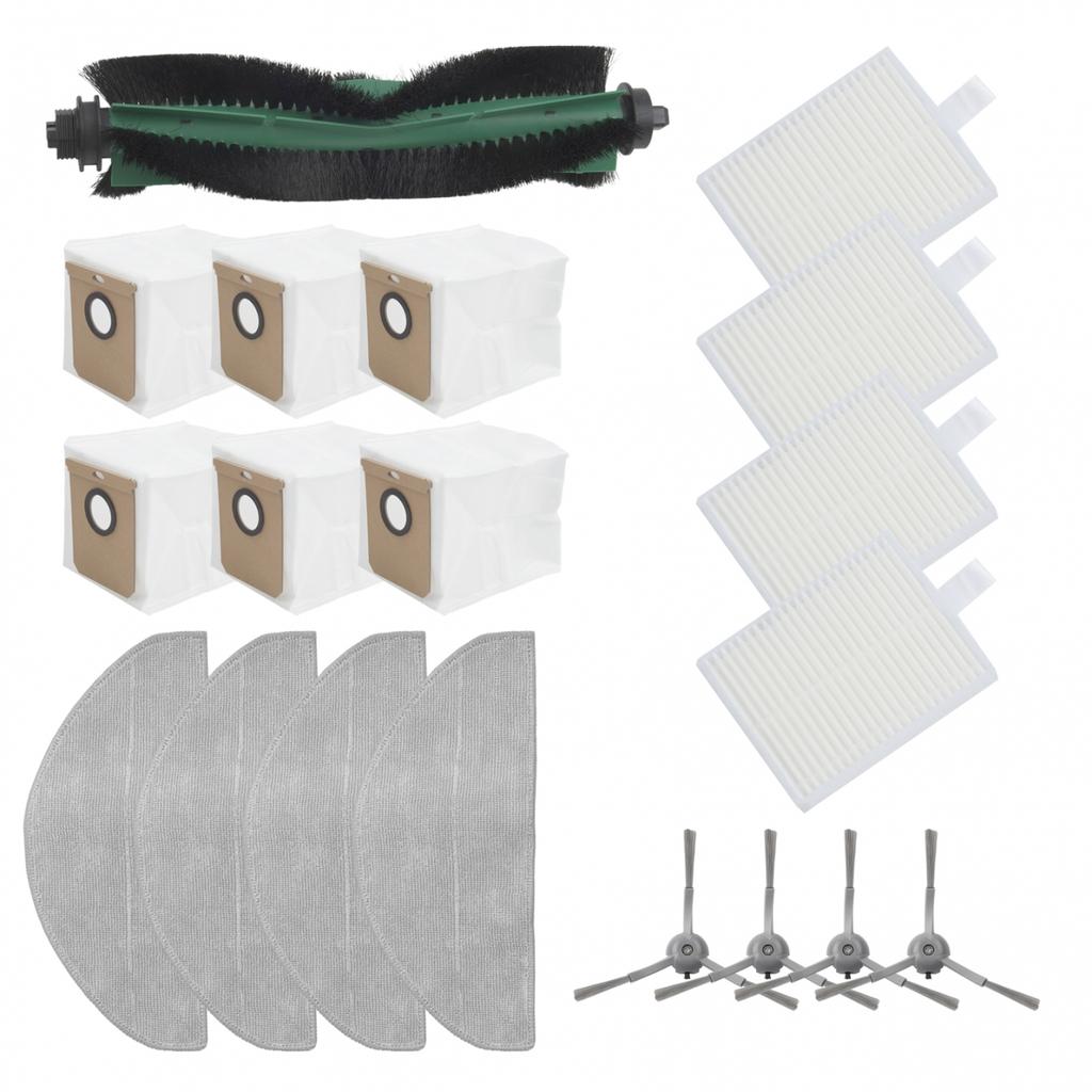 Hauptbürste Seitenbürsten Filter für Cecotec Für Conga 7490 Staubsauger