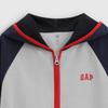 Gap Boys' Quick-Dry Logo Hooded Zip Jacket
