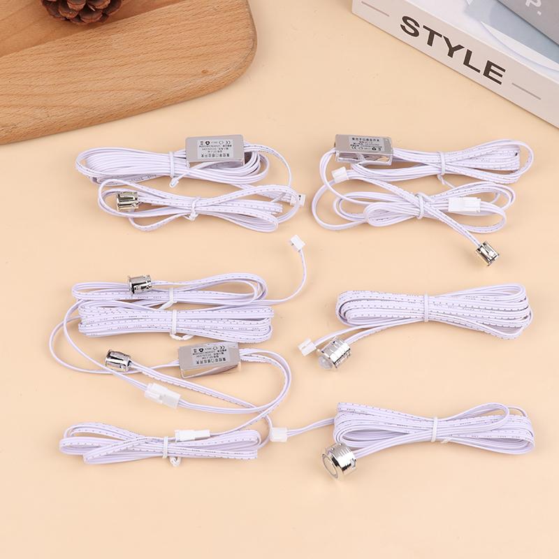 Dc 12-24V 5A Led Lamp Door Control Masking Type Sensor Mini Touch Sensor Cabinets Dupont Connector Cable Sensing Switch