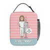 Ballerina Cappuccino Meal Tote Aesthetic Lunch Box For Child Picnic Compact Cooler Bag Graphic Thermal Lunch Bags
