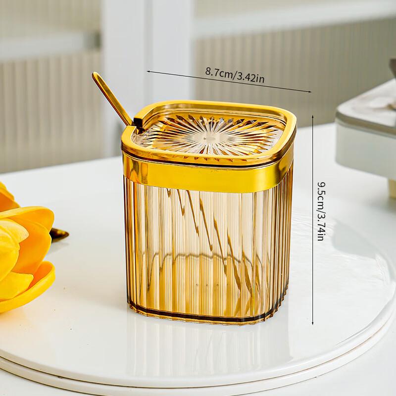 Wild Pigeon Amber Countertop Seasoning Jar Set